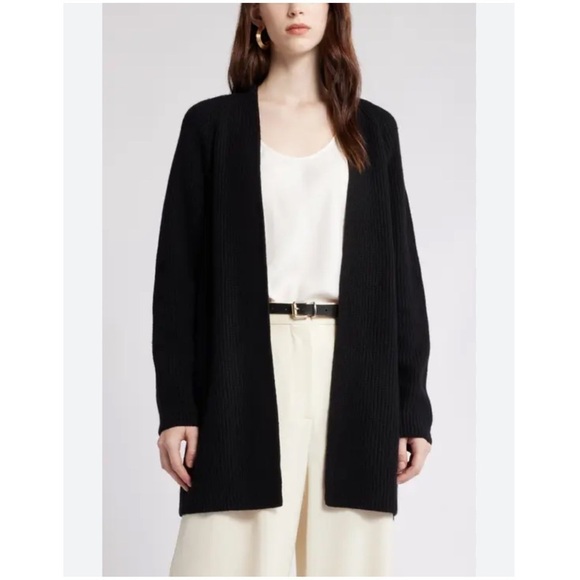 Nordstrom Signature Open Front Cashmere Cardigan - Picture 1 of 6